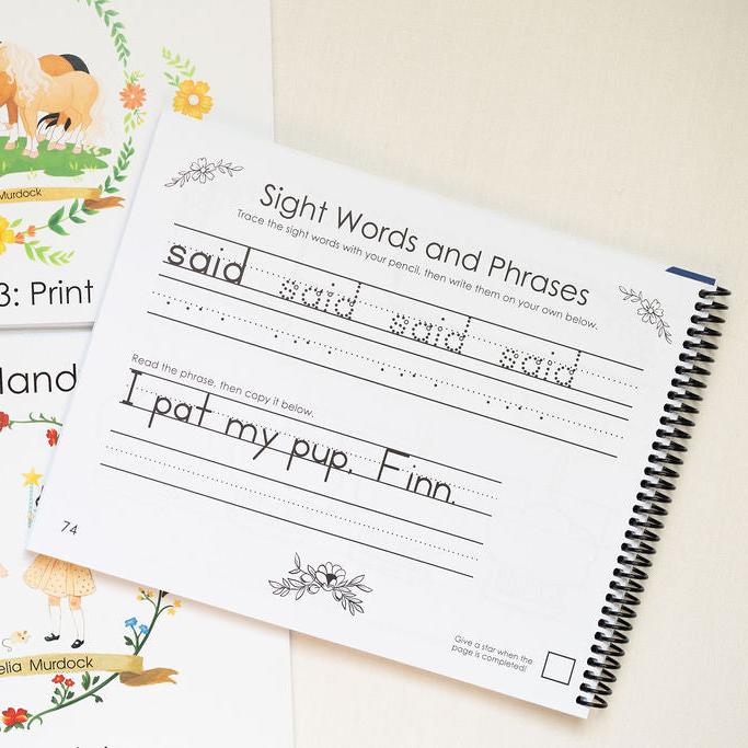 Handwriting Book 1: Kindergarten Foundational Letter Formation & Spacing Workbook