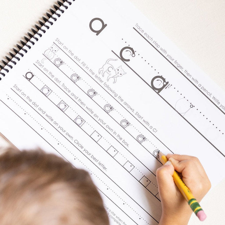 Handwriting Book 1: Kindergarten Foundational Letter Formation & Spacing Workbook