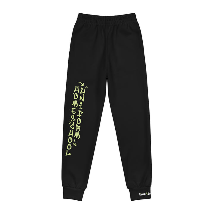 Youth Joggers | Homeschool Uniform - Comfy Kids Lounge Pants, Everyday Activewear, Homeschool Spirit Gear, Fun Gift for Kids