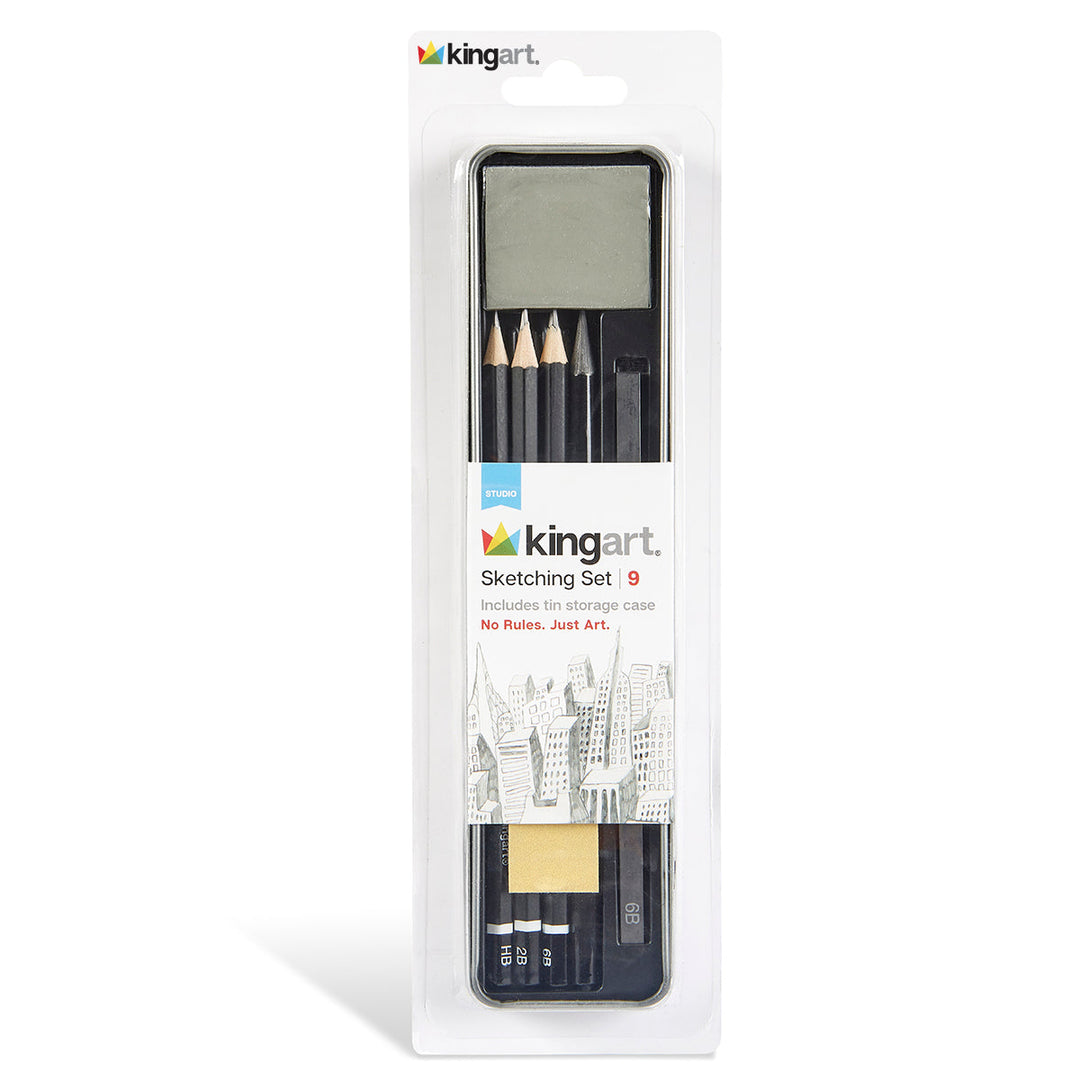 Sketching Tin Set - 9 pc