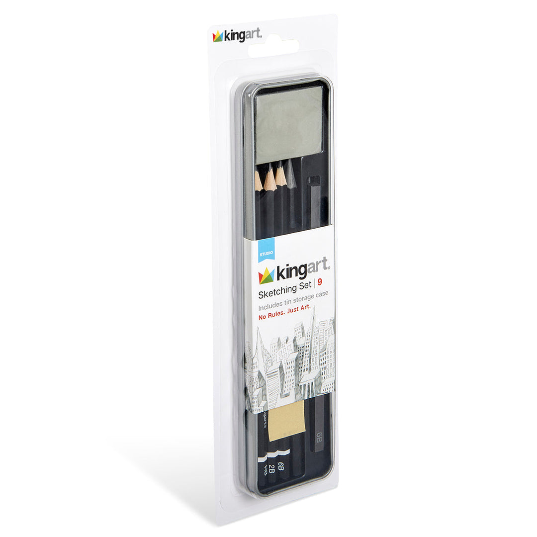 Sketching Tin Set - 9 pc