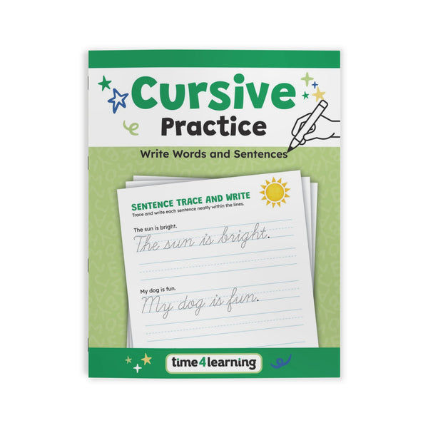 Classic Cursive Handwriting Workbook | Creative Penmanship - Back-to-School Cursive Writing Practice Guide, Elementary Student Learning Tool