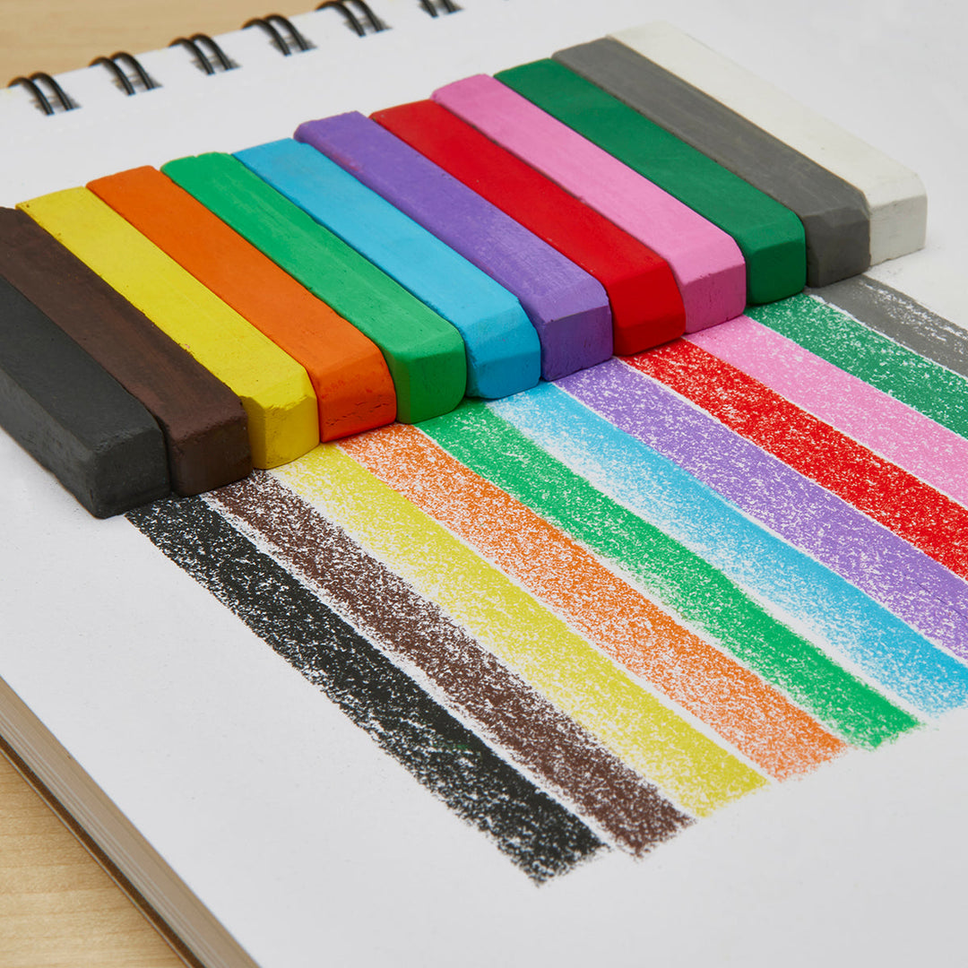 Soft Square Pastels Full Sticks - 12 pc