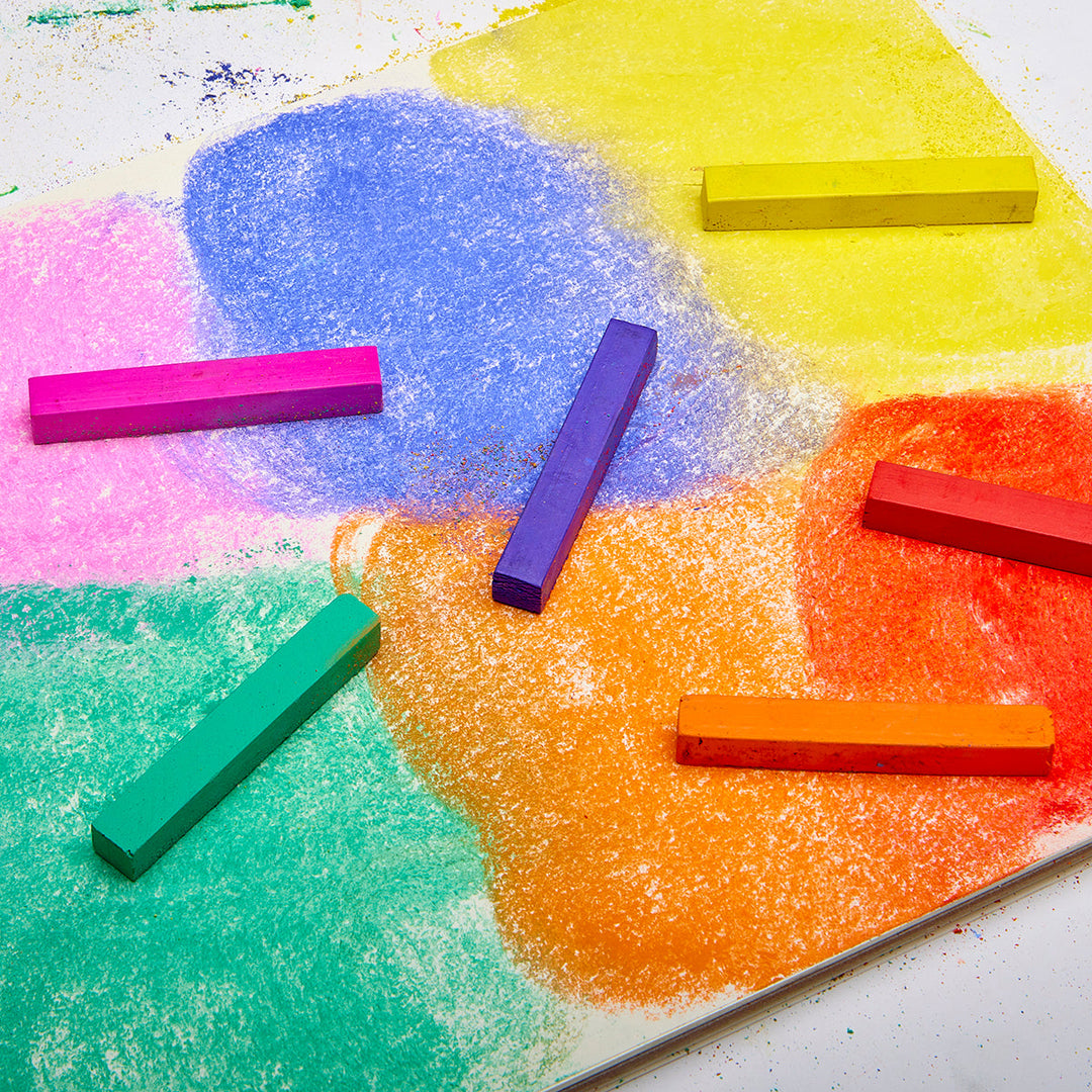 Soft Square Pastels Full Sticks - 12 pc