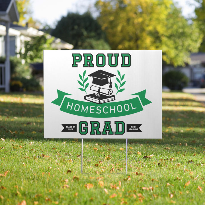Weather-Resistant Yard Sign | Class of 2026 - Outdoor Milestone Display, Homeschool Graduation Decor