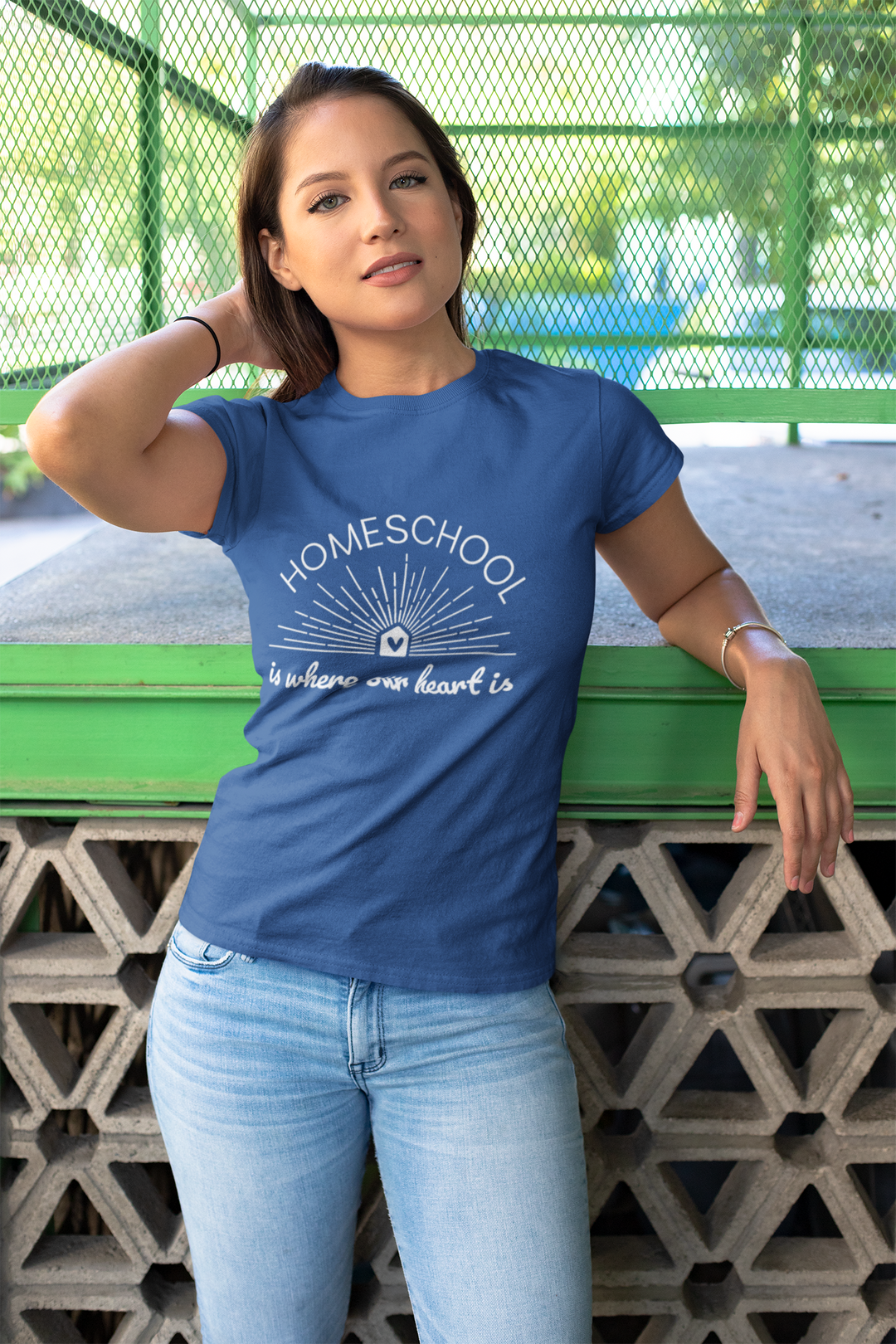 Adult Short Sleeve Tee | Homeschool Is Where Our Heart Is - Unisex Mineral Wash, Homeschool,  Perfect Gift for Homeschool Moms & Dads, Fashionable Everyday Wear