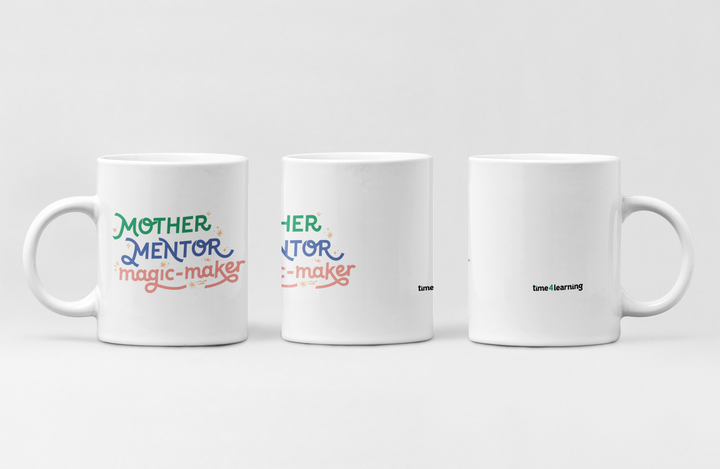 11 Oz Ceramic Mug | Mother, Mentor, Magic-Maker - Gift for Homeschool Moms, Motivational Quote Mug