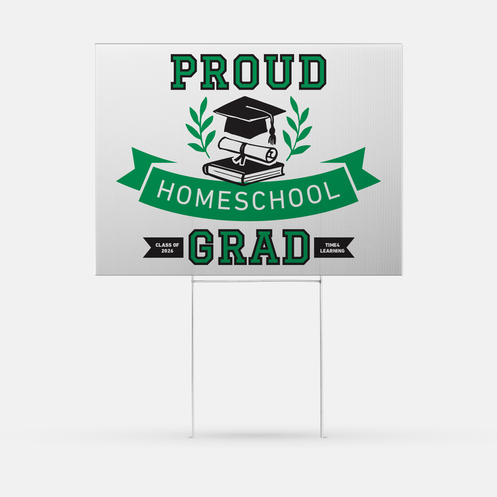 Weather-Resistant Yard Sign | Class of 2026 - Outdoor Milestone Display, Homeschool Graduation Decor