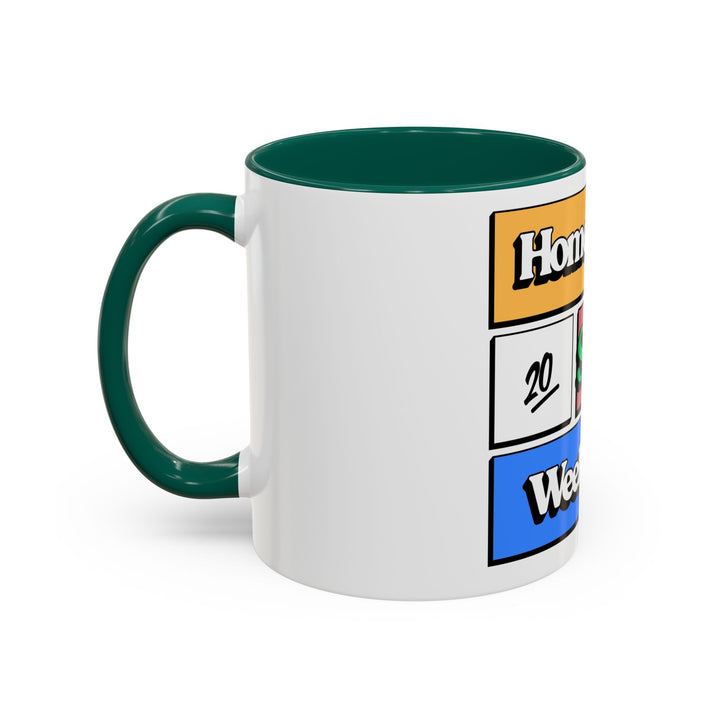 Homeschool Spirit Week Coffee Mug | Homeschool Parent 11 oz Mug, Two-Tone Ceramic Coffee Cup