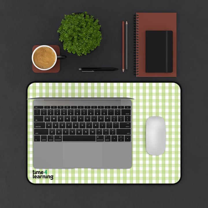 Premium 12x18" Desk Mat | Organized Learning Space - Back-to-School Workspace Protector, Homeschool Desk Accessory