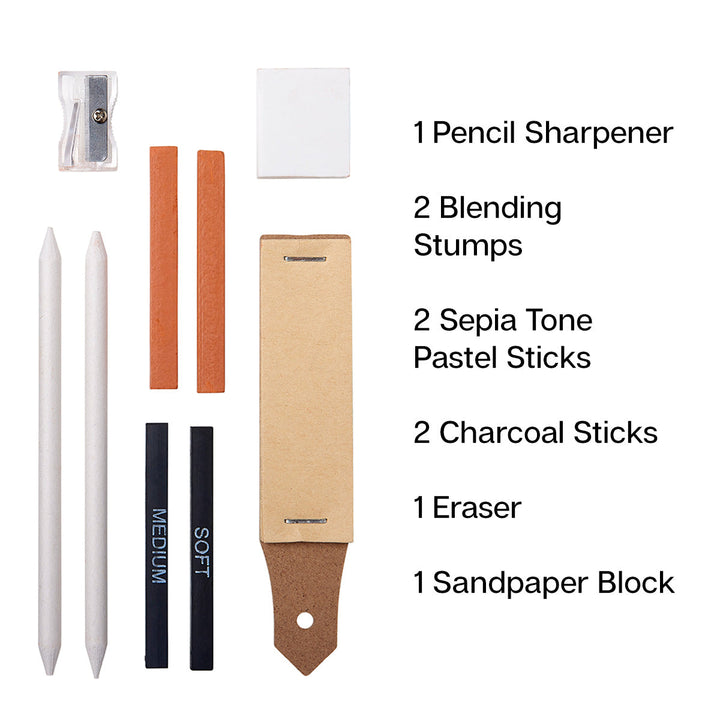 Sketching & Drawing Set, 13 pc