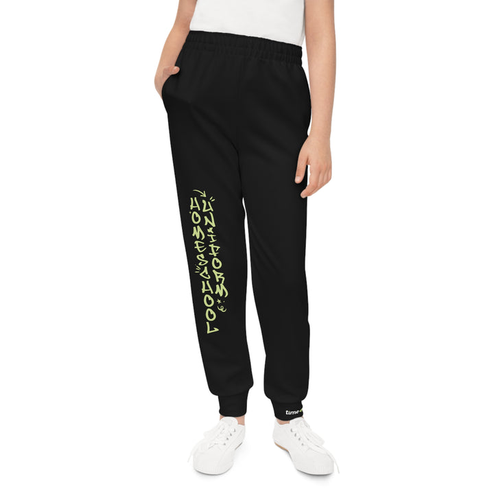 Youth Joggers | Homeschool Uniform - Comfy Kids Lounge Pants, Everyday Activewear, Homeschool Spirit Gear, Fun Gift for Kids