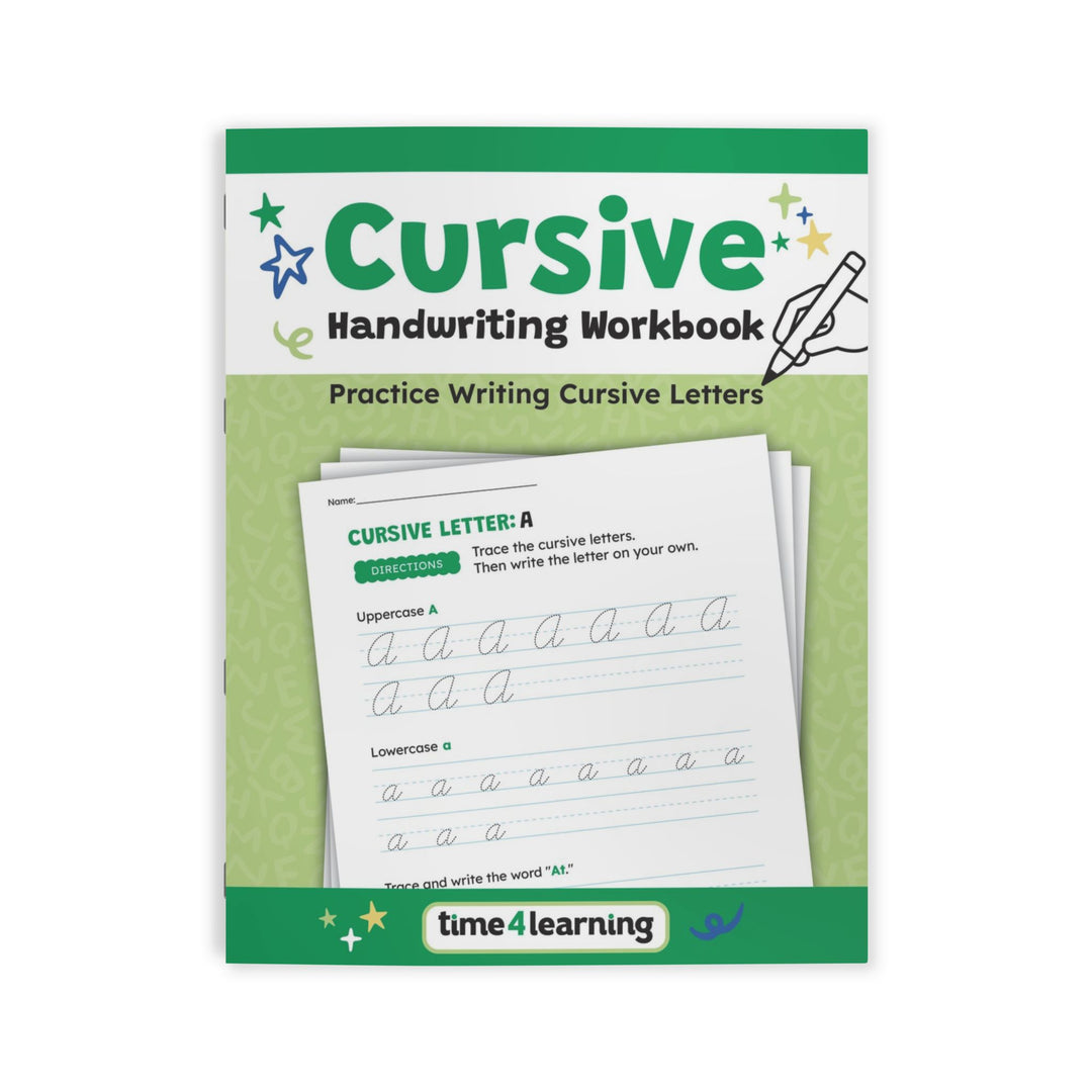 Classic Cursive Letter Writing Practice Workbook | Creative Penmanship - Back-to-School Cursive Writing Practice Guide, Elementary Student Learning Tool