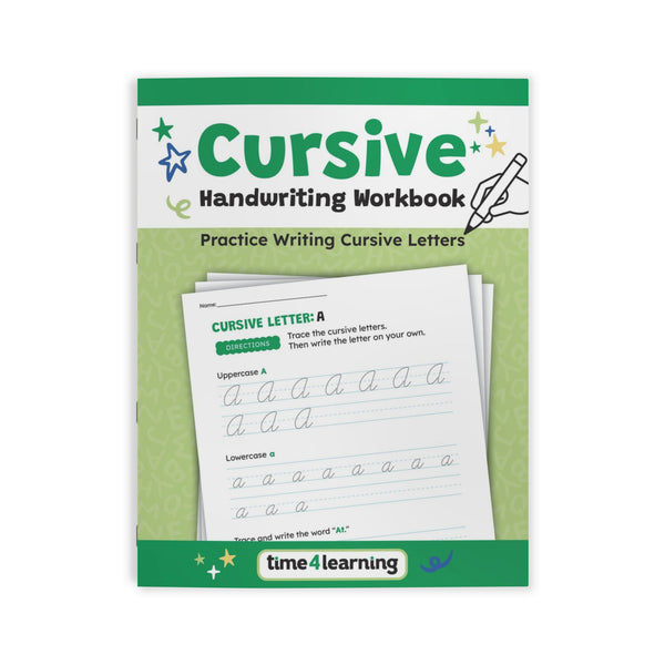 Classic Cursive Letter Writing Practice Workbook | Creative Penmanship - Back-to-School Cursive Writing Practice Guide, Elementary Student Learning Tool