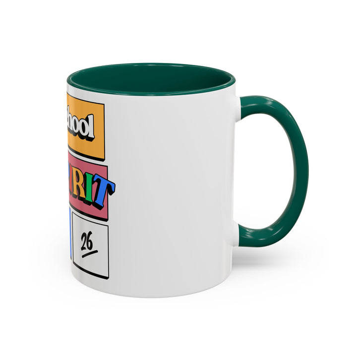 Homeschool Spirit Week Coffee Mug | Homeschool Parent 11 oz Mug, Two-Tone Ceramic Coffee Cup