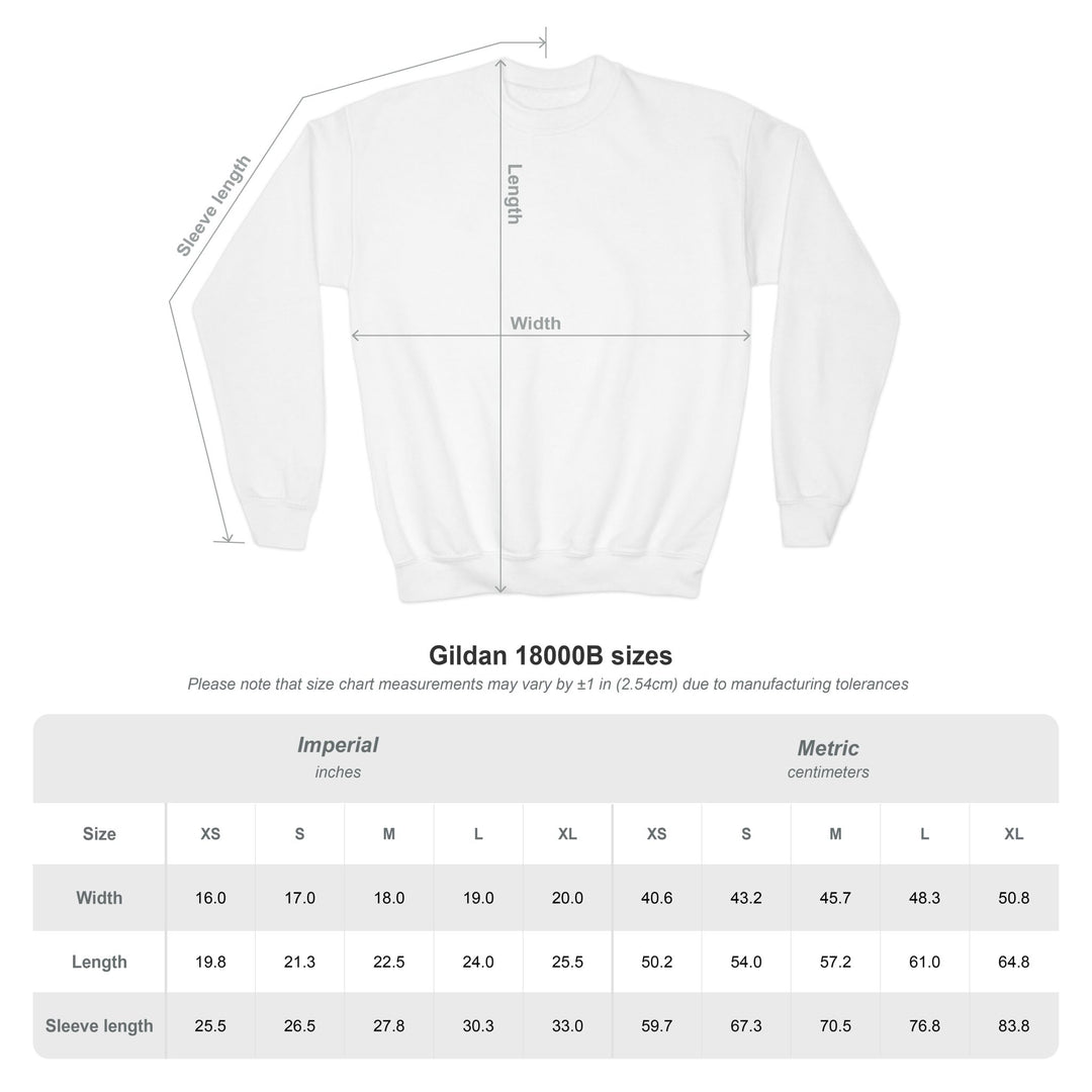 Youth Unisex Embroidered Crewneck | The Homeschooler - Back-to-School Custom Sweatshirt, Premium Student Apparel