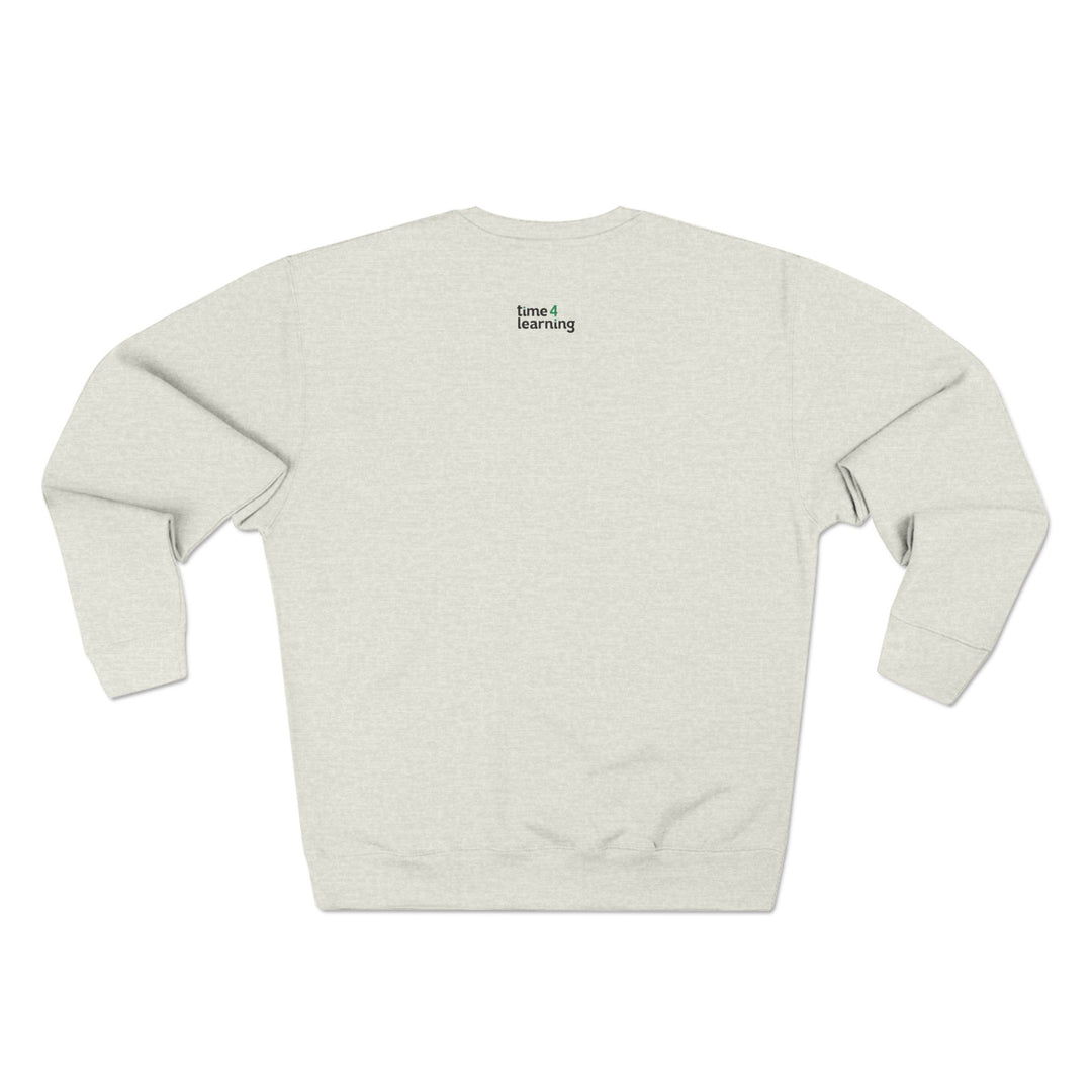 Adult Unisex Crewneck Sweatshirt | Life's the Lesson | Cozy Homeschool Gift for Students, Parents, Education Inspired Apparel, Casual Wear
