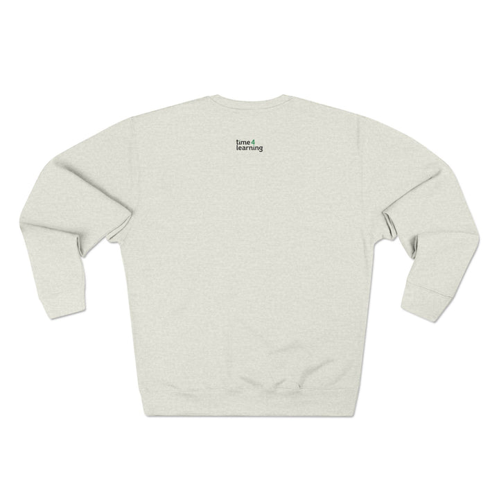 Adult Unisex Crewneck Sweatshirt | Life's the Lesson | Cozy Homeschool Gift for Students, Parents, Education Inspired Apparel, Casual Wear