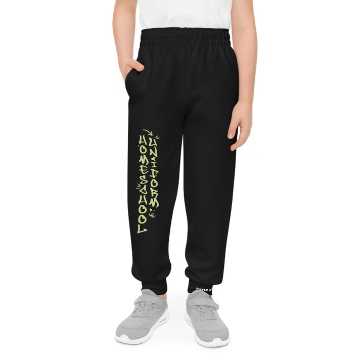 Youth Joggers | Homeschool Uniform - Comfy Kids Lounge Pants, Everyday Activewear, Homeschool Spirit Gear, Fun Gift for Kids