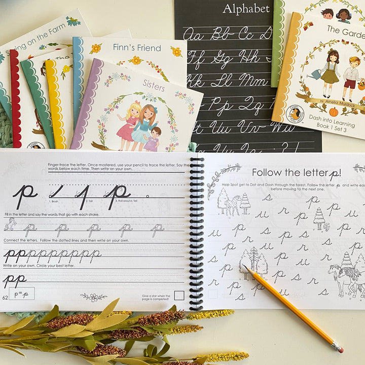 Cursive Book 1: Elementary Foundational Cursive Instruction Workbook