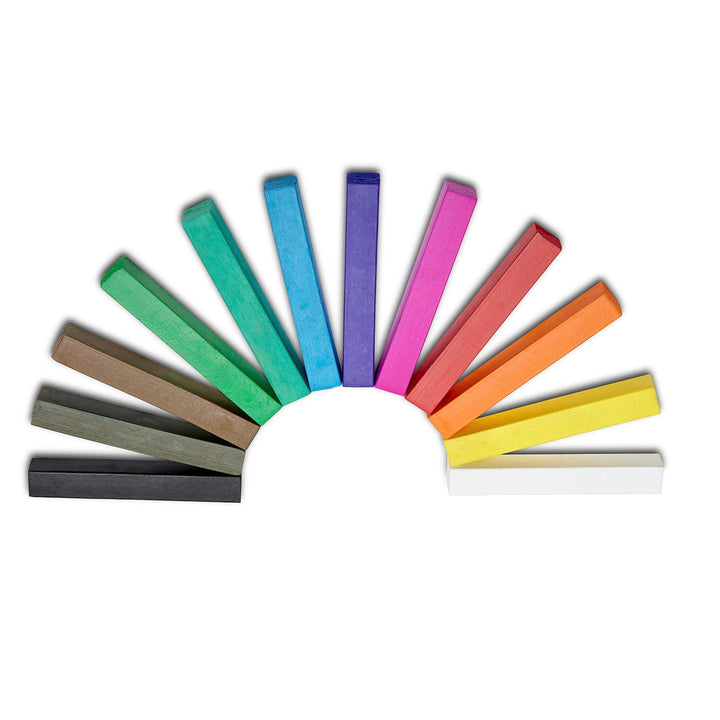 Soft Square Pastels Full Sticks - 12 pc