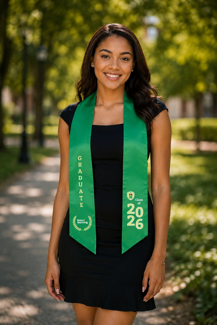 Official Graduation Stole | Class of 2026 - Commemorative Milestone Accessory, Student Ceremony Wear