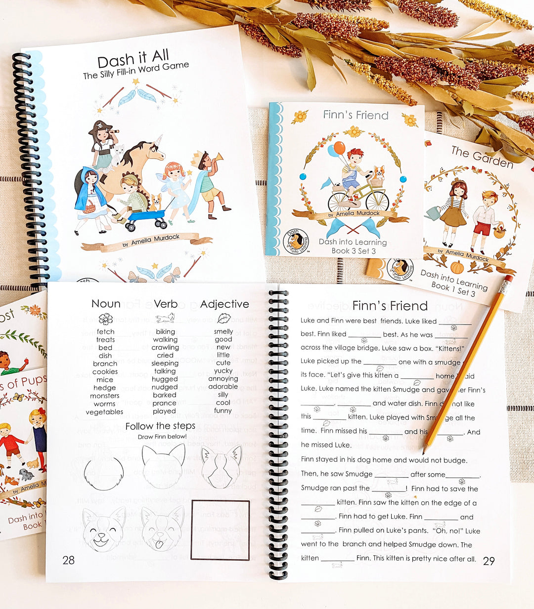 Grammar Activity Book: Dash It All – First Grade Early Grammar Concepts Workbook