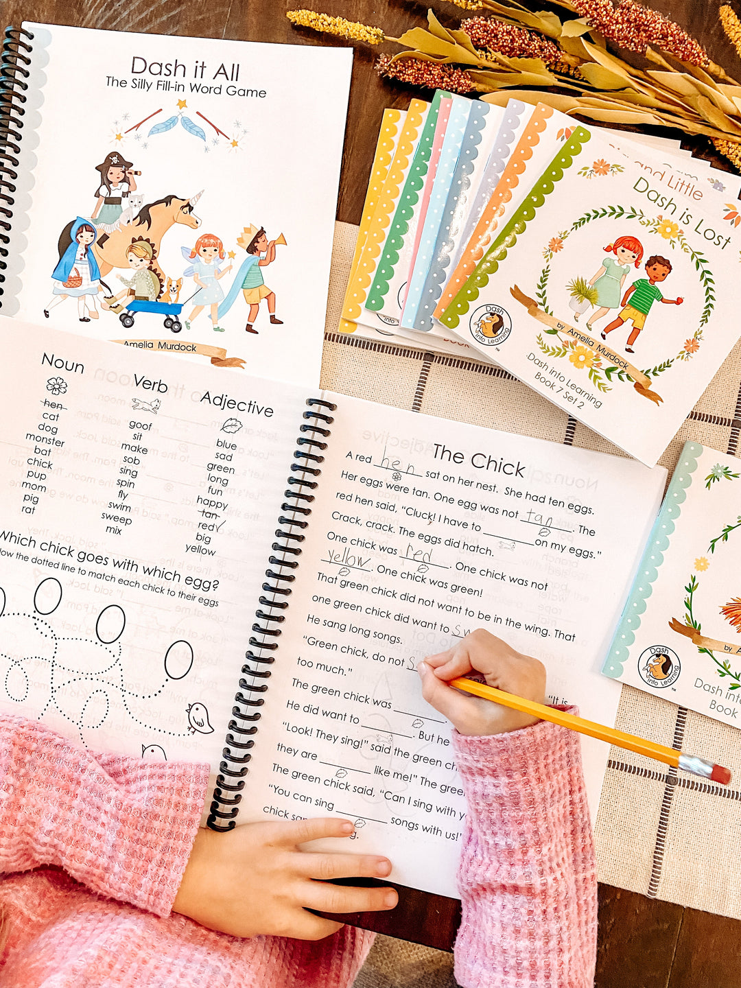 Grammar Activity Book: Dash It All – First Grade Early Grammar Concepts Workbook