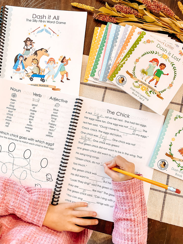 Grammar Activity Book: Dash It All – First Grade Early Grammar Concepts Workbook