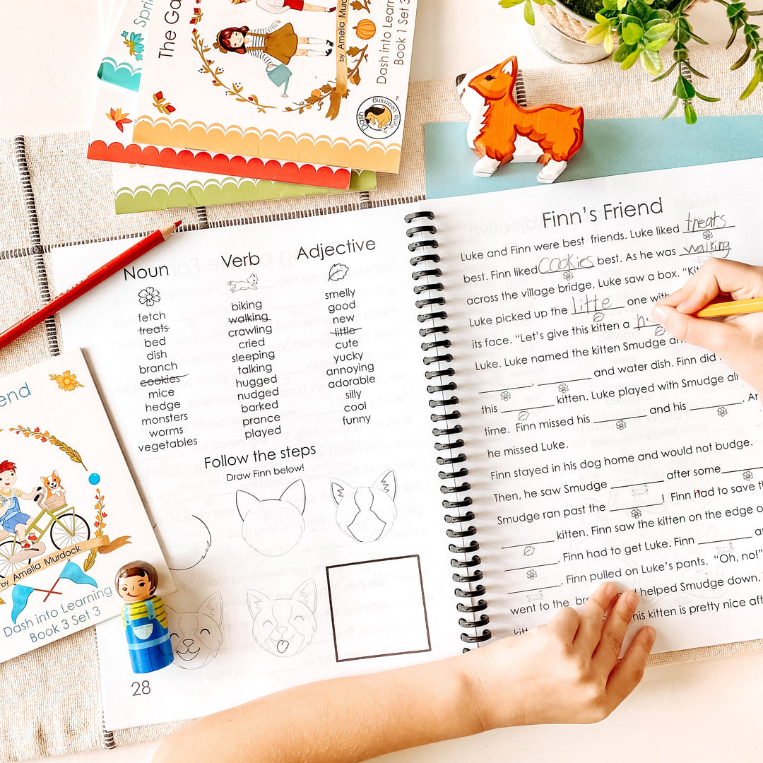 Grammar Activity Book: Dash It All – First Grade Early Grammar Concepts Workbook