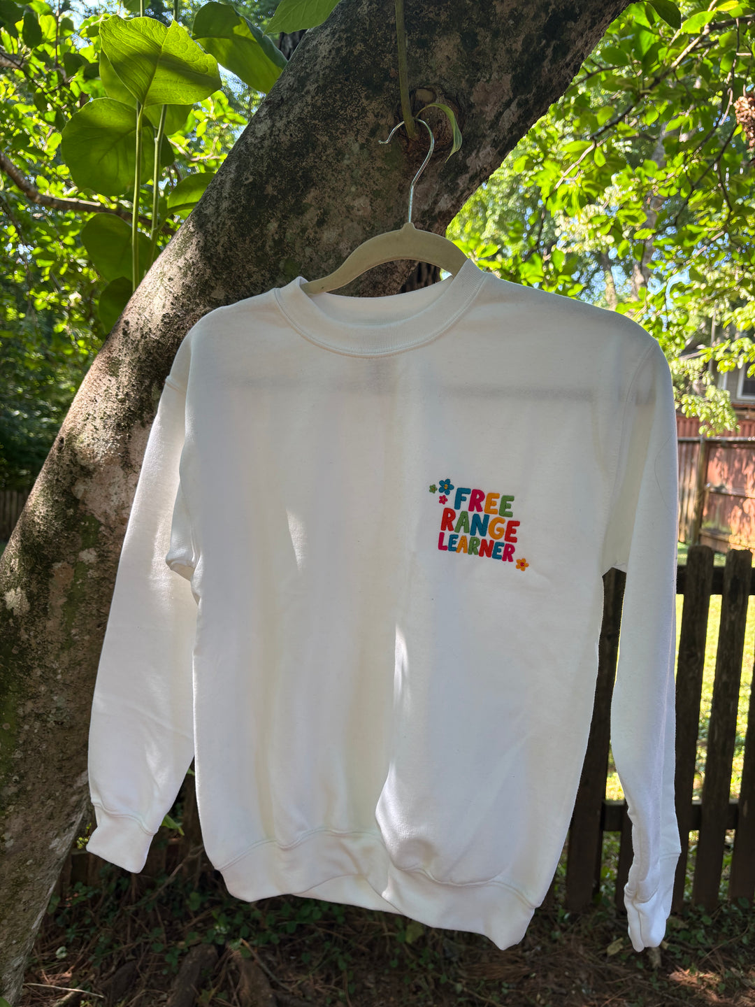 Youth Unisex Embroidered Crewneck | The Homeschooler - Back-to-School Custom Sweatshirt, Premium Student Apparel