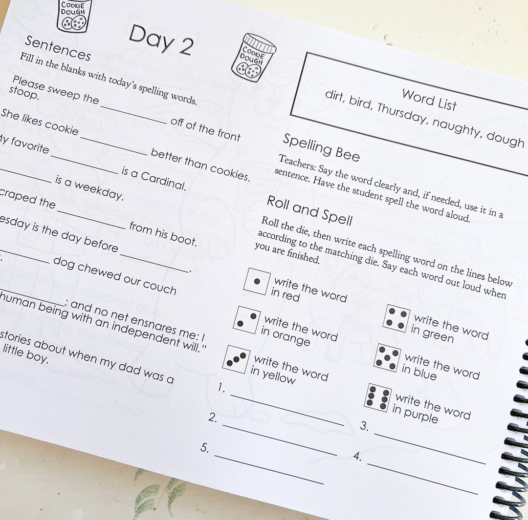 Spelling Book 3: Fourth Grade Advanced Elementary Spelling Reinforcement Workbook