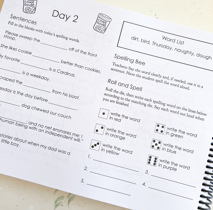 Spelling Book 3: Fourth Grade Advanced Elementary Spelling Reinforcement Workbook