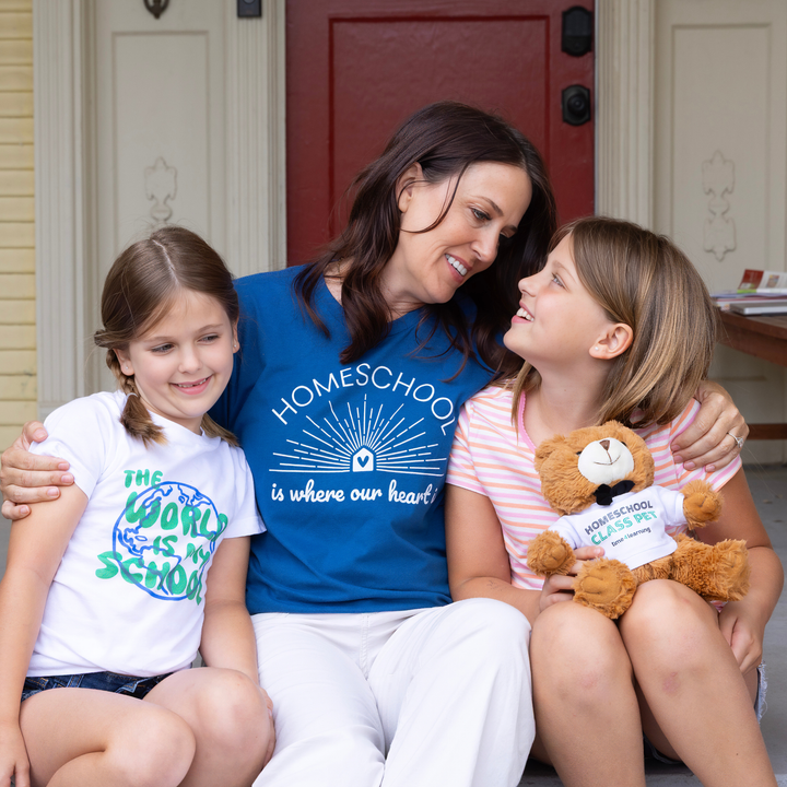 Teddy Bear | Homeschool Class Pet - Cuddly Companion, Gift for Homeschool Kids, Soft Toy for Back to Homeschool