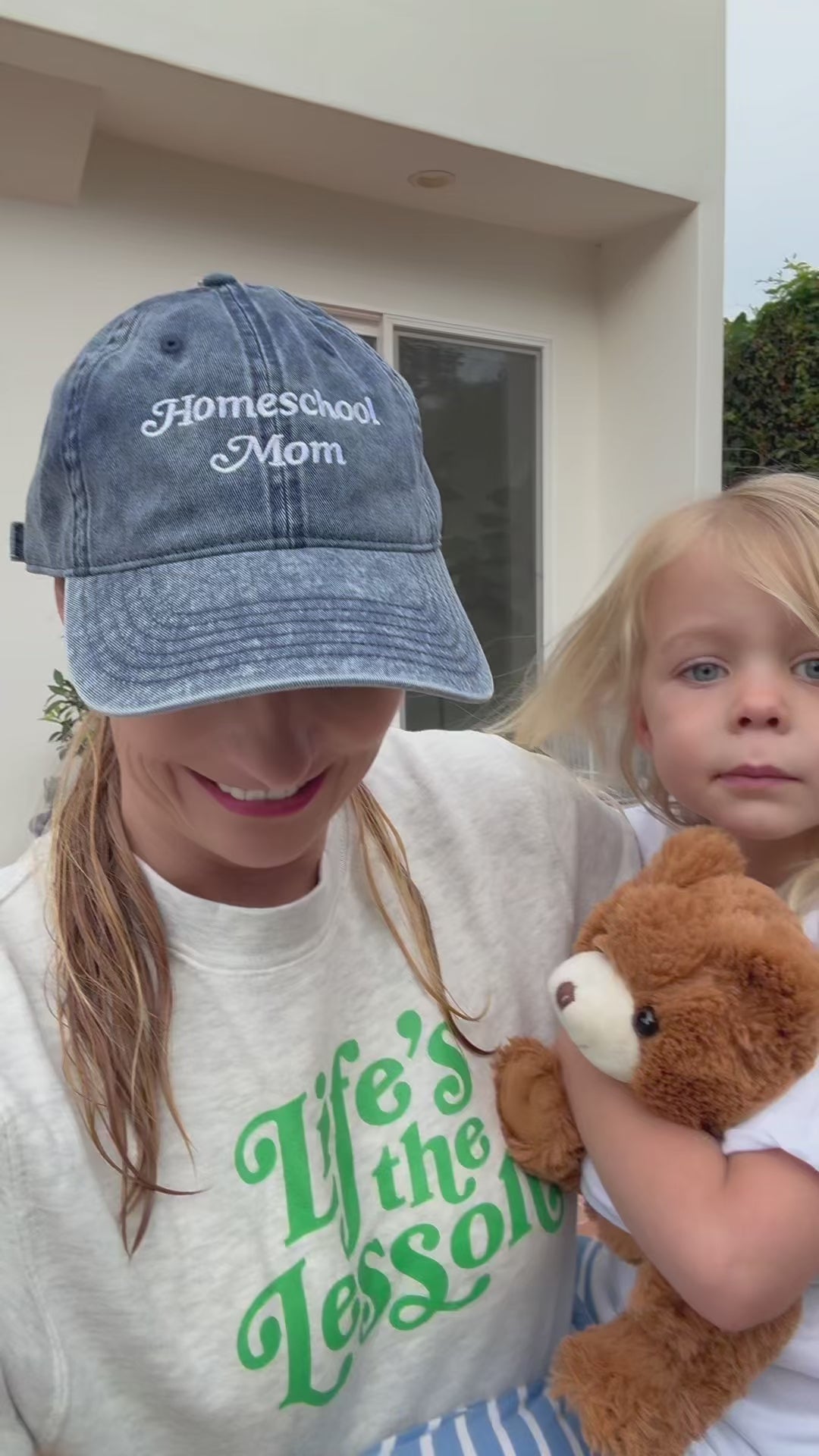 Vintage Embroidered Hat | Homeschool Mom - Casual Hat, Gift for Moms, Everyday Homeschool Wear